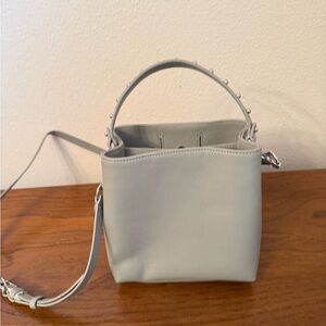 Rebecca Minkoff Gray Crossbody Bag with Modern Design